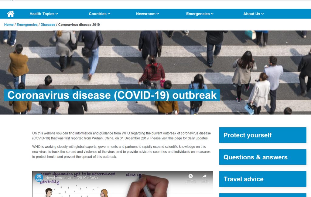 Coronavirus disease (COVID-19) outbreak